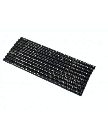 Pencil note black/silver 10 pcs / set