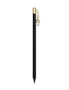 Pencil with g-clef charm gold