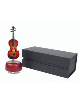 Violin music box The Blue Danube with gift case