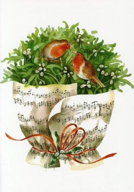 Doppelkarte Weihnachtsgrüsse