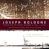 Joseph Bologne, Chevalier de Saint-George: Works for Clavier and Violin
