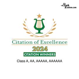 2024 Citation of Excellence: Band Class A, AA, AAAAA, AAAAAA
