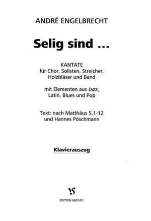 Engelbrecht, A: Selig sind...