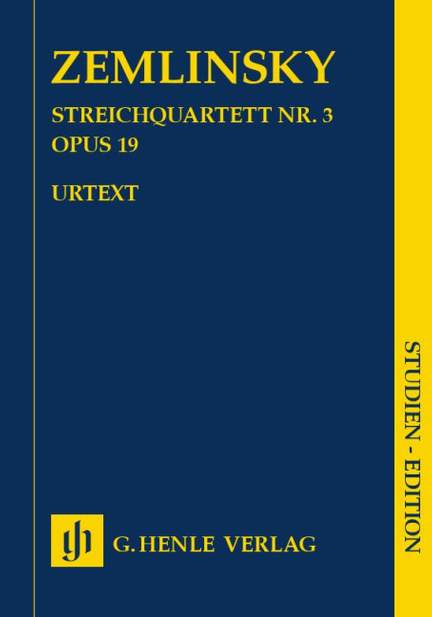 Zemlinsky, A: String Quartet no.3 op. 19