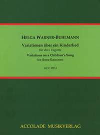 Warner-Buhlmann, H: Variationen über ein Kinderlied (Ein Männlein steht im Walde)