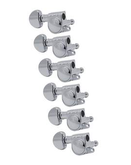 Grover rotomatic left hand 6 in-line - chrome