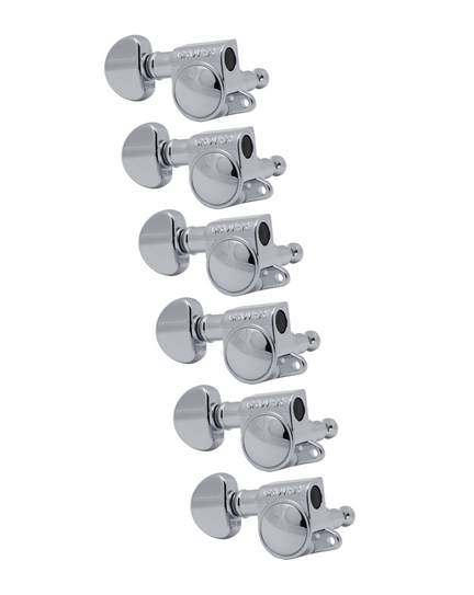 Grover rotomatic left hand 6 in-line - chrome