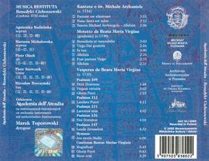 Musica Restituta II: Benedykt Cichoszewski