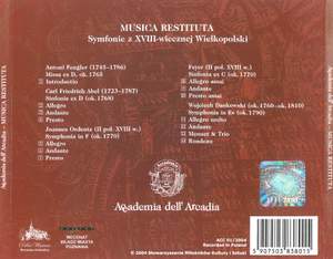 Musica Restituta: Symphonies from the 18th-century Greater Poland