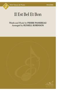 Russell Robinson: Il Est Bel Et Bon (SSA)
