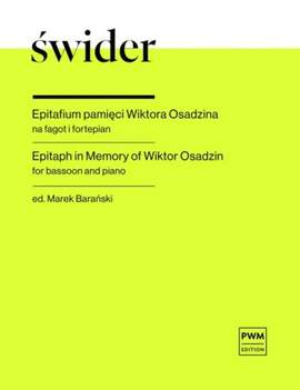 Józef Swider: Epitaph In Memory Of Wiktor Osadzin