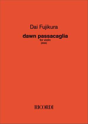 Dai Fujikura: Dawn Passacaglia