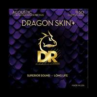 DR Strings Dragon Skin+ Phosphor Bronze Acoustic Guitar Custom Light