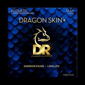 DR Strings Dragon Skin+ 80/20 Acoustic Guitar Light