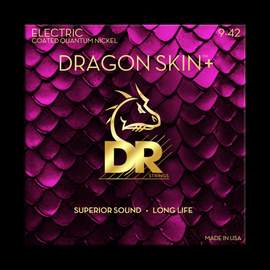 DR Strings Dragon Skin+ Quantum Nickel Electric Guitar Light