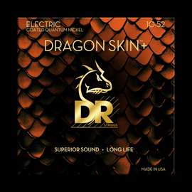 DR Strings Dragon Skin+ Quantum Nickel Electric Guitar Medium to Heavy