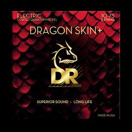DR Strings Dragon Skin+ Quantum Nickel Electric Guitar Medium - 8 String