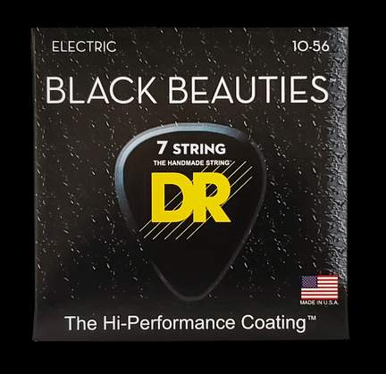 DR Strings Black Beauties Electric Medium - 7 String