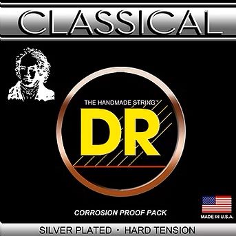 DR Strings Classical Nylon Classical Guitar Hard Tension