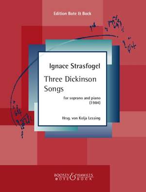 Strasfogel, I: Three Dickinson Songs