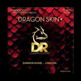 DR Strings Dragonskin+ Phosphor Bronze Mandolin Medium