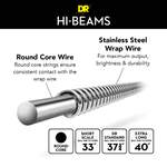 DR Strings Hi-Beam Round Core Bass Medium - Short Scale 5 String Product Image