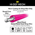 DR Strings Hi-Def Neon Pink Bass Medium - 6 String Product Image