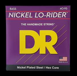 DR Strings Nickel Lo-Rider Bass Extra Light