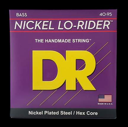 DR Strings Nickel Lo-Rider Bass Extra Light