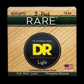 DR Strings Rare Acoustic Light - 3 Pack