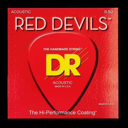 DR Strings Red Devils Acoustic Custom Light
