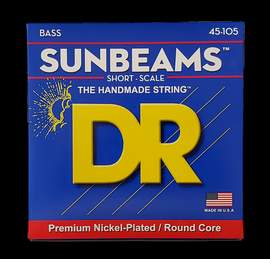 DR Strings Sunbeam Round Core Bass Medium - Short Scale