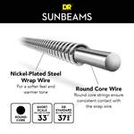 DR Strings Sunbeam Round Core Bass Medium - Short Scale Product Image