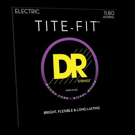 DR Strings Tite-Fit Electric Heavy 8 String