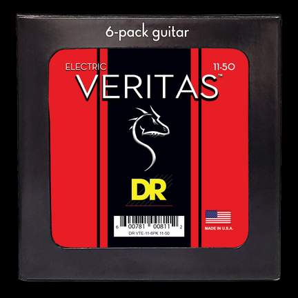DR Strings Veritas Electric Heavy - 6 Pack