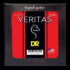 DR Strings Veritas Electric Medium - 6 Pack