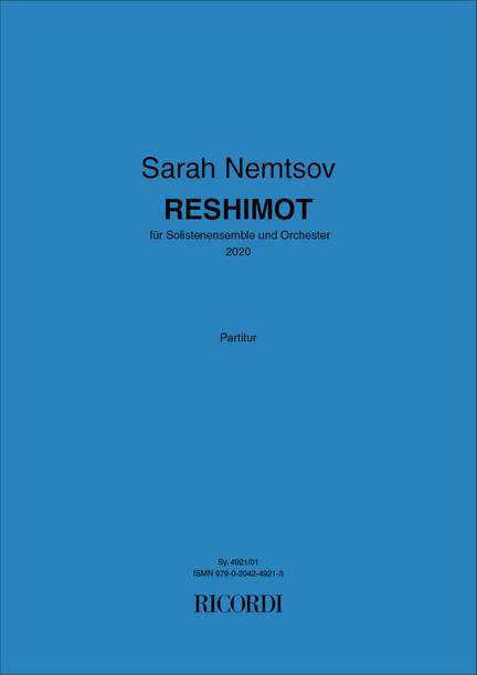Sarah Nemtsov: Reshimot