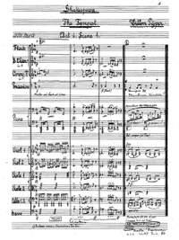 Pijper, Willem: Der Sturm (Incidental music to Shakespeare's play The Tempest)