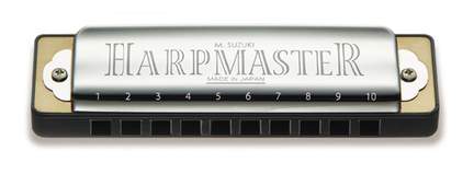 Suzuki Harpmaster 10-hole diatonic harmonica - B