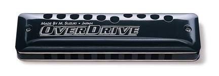 Suzuki Over Drive 10-hole diatonic harmonica - E