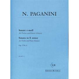 Paganini, N: Sonate e-moll op. 3 Nr. 6 E minor op. 3, Nr. 6