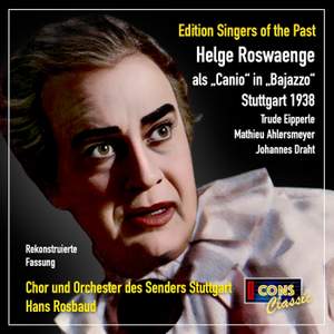 Leoncavallo: I Pagliacci - Bajazzo (Gesamtaufnahme, Stuttgart 1938)