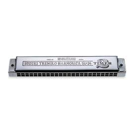 Suzuki 2Timer 24-hole tremolo harmonica - A