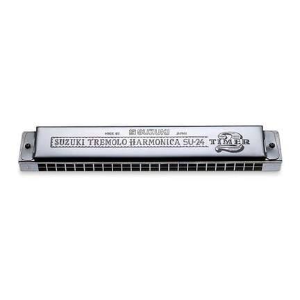 Suzuki 2Timer 24-hole tremolo harmonica - A