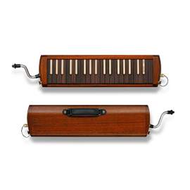 Suzuki 37-key alto wooden Melodion with soft case - Mahogany body