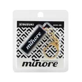 Suzuki MINORE 5-hole mini harmonica - Black
