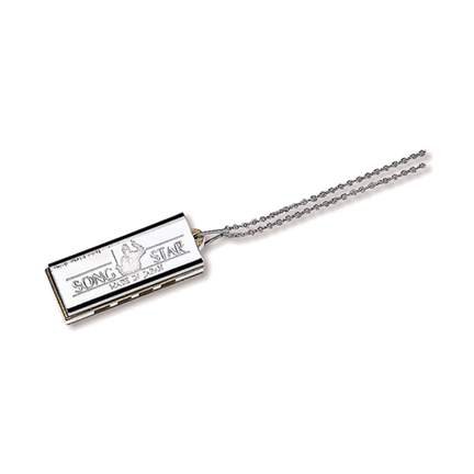 Suzuki 'SONG STAR' 4-hole harmonica with neckless