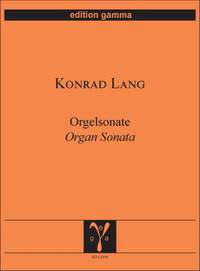 Konrad Lang: Orgelsonate