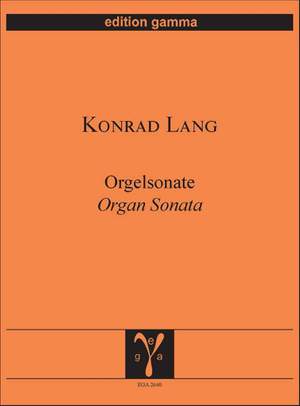 Konrad Lang: Orgelsonate