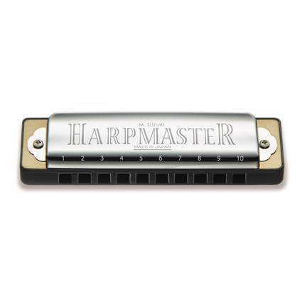 Suzuki Harpmaster 10-hole diatonic harmonica - G